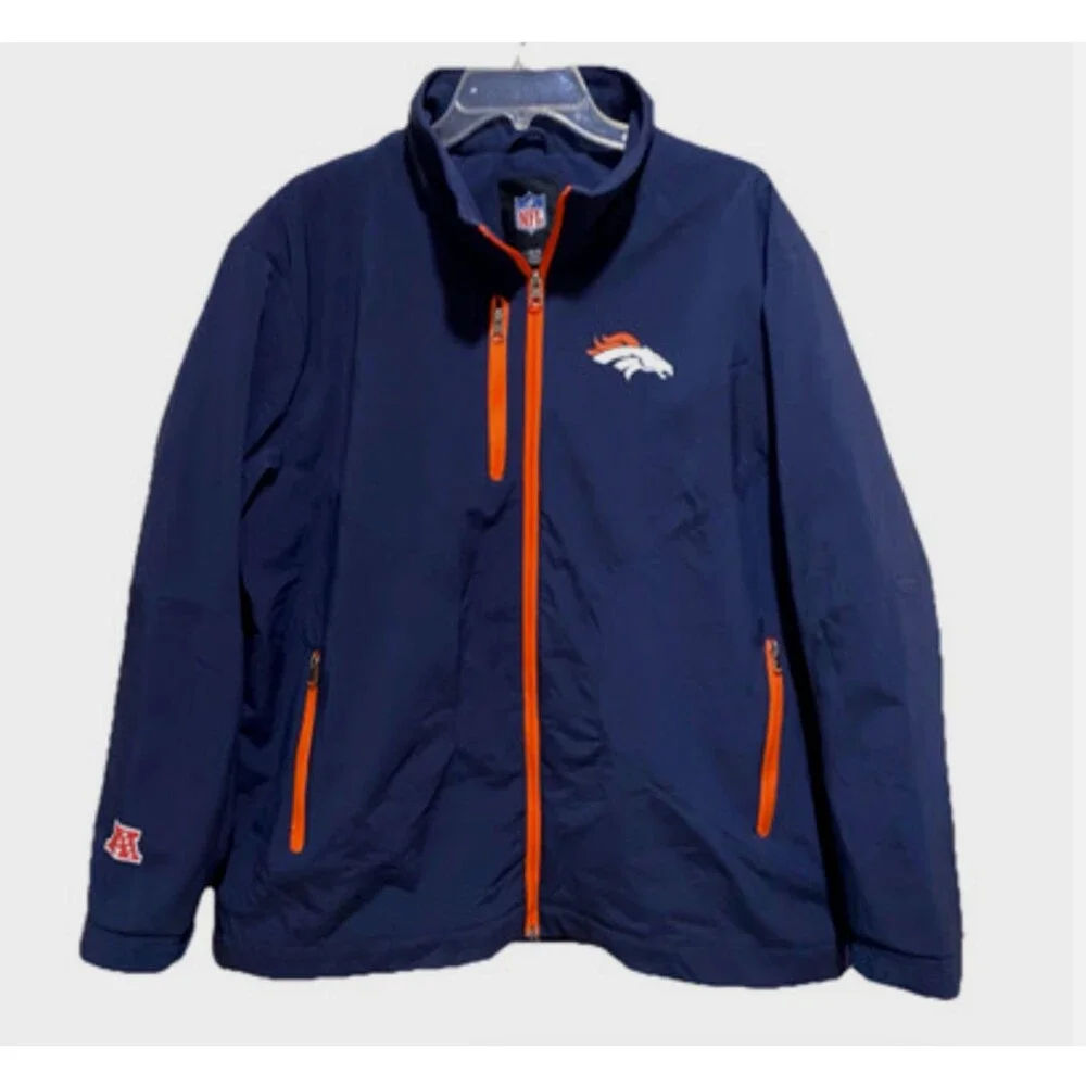 Denver Broncos Mens XL NFL Officially Licensed G-III Soft Shell Full Zip Jacket